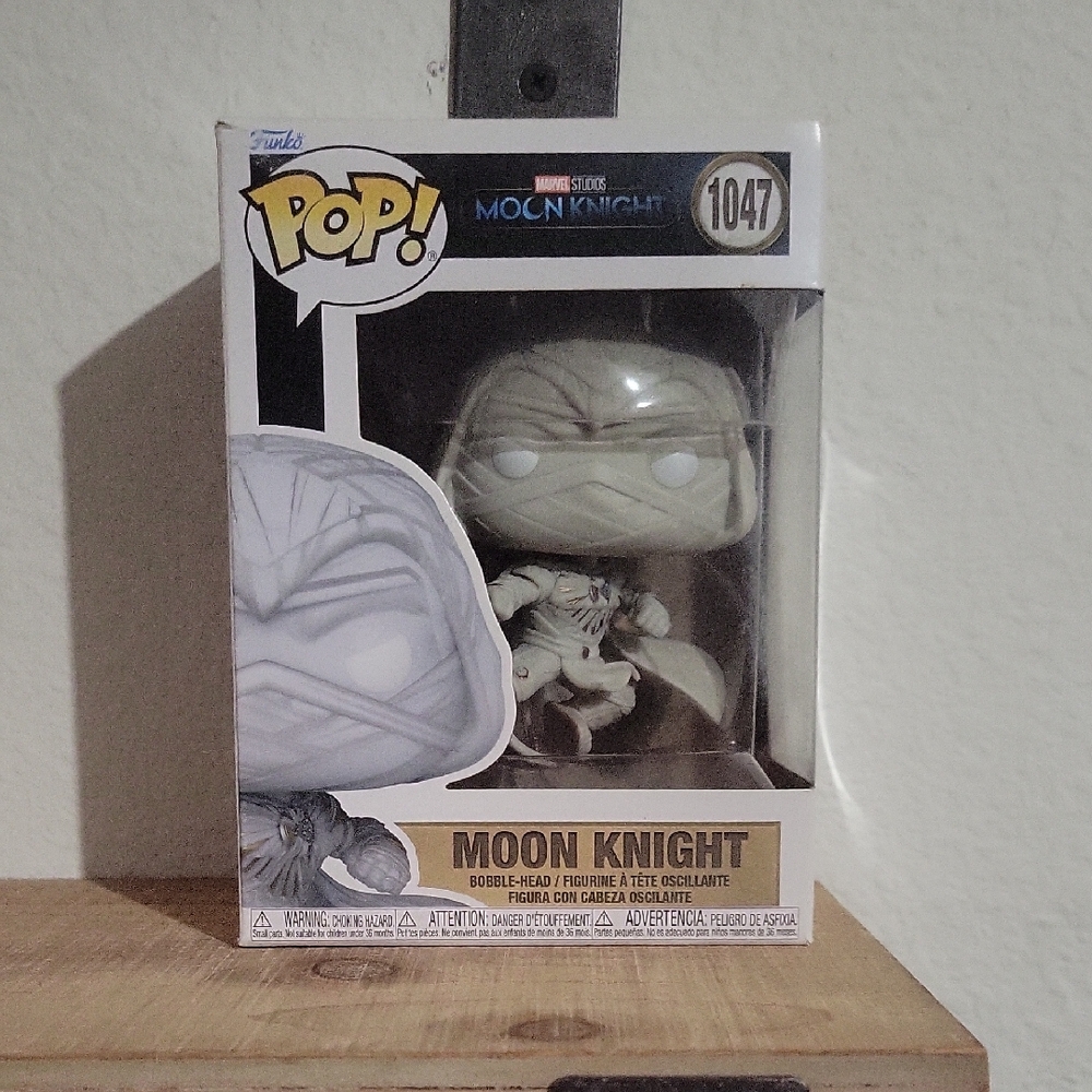 Funko Pop Moon Knight in White and Gray